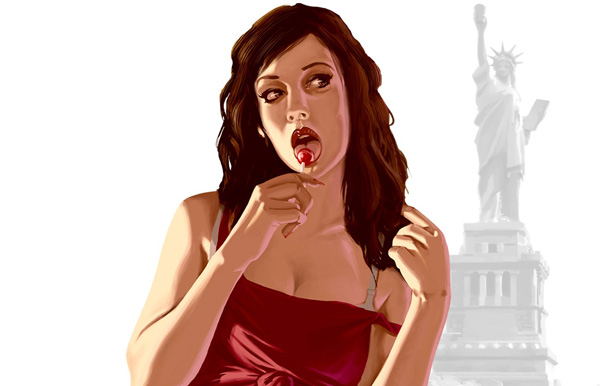 Grand Theft Auto 4 girl